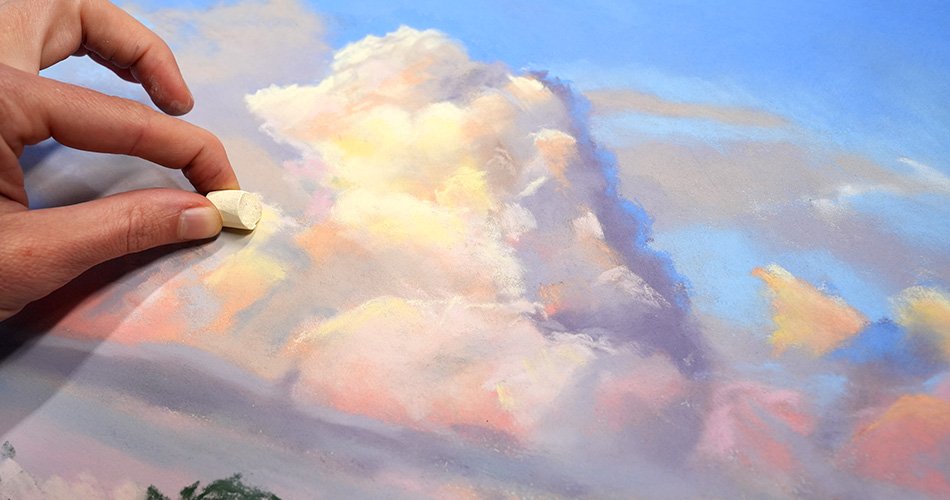 Nuages au pastel sec : Améliorer leur réalisme