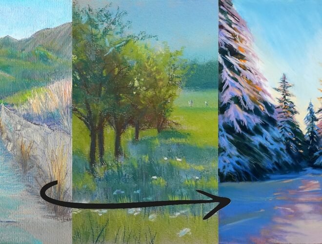 pastels manquent d'éclat
