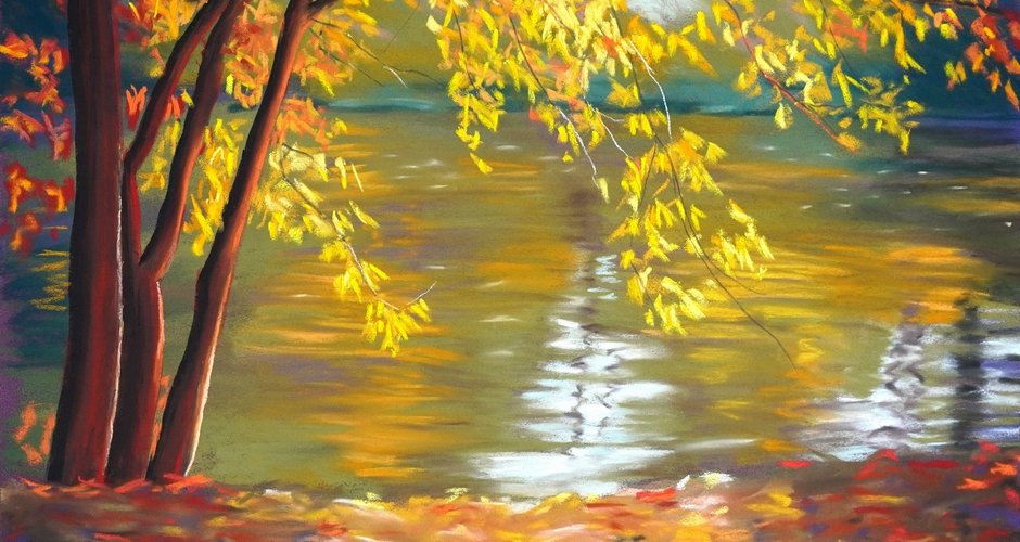 Peindre l’automne aux pastels secs